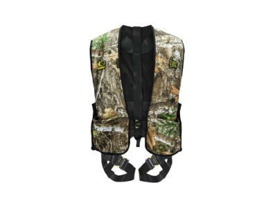Hunter Safety System HSS Treestalker Harness with Elimishield Small/Medium, Realtree Xtra