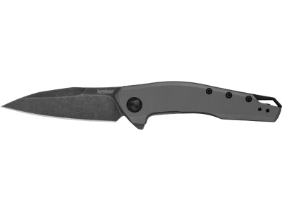 Kershaw 2.98" 8Cr13MoV Wharncliffe Blade Gray PVD SS Handle