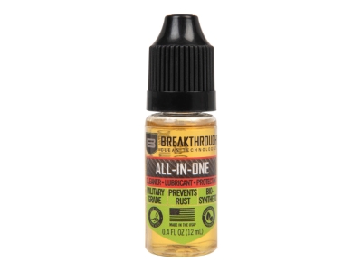 Breakthrough All-in-One (CLP) Gun Cleaner, Handguns/Rifles, 12ml