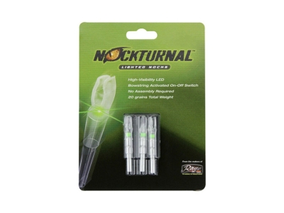 Nockturnal Green Lighted S Nocks, 3