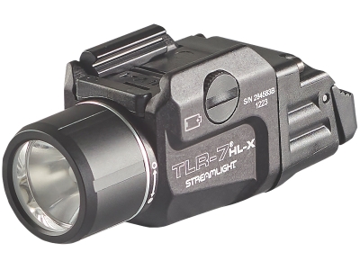Streamlight TLR-7 HL-X USB Gun Light Black Anodized 500/1,000 Lumens White LED