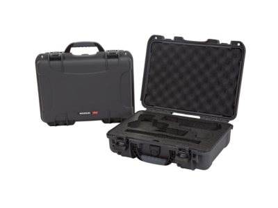 Nanuk Classic 2 Up Pistol Case, Graphite