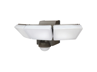 IQ America Battery-Powered Motion Security Flood Light LED, Bronze