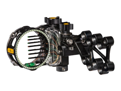 Trophy Ridge React Pro 7 Pin Bow Sight, Black, Right, .010