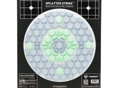 Triumph Systems Splatter Strike Reactive Splatter Target Bullseye Hanging Corrugate