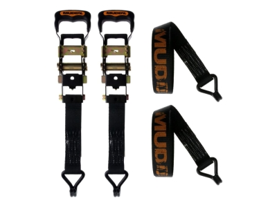 Muddy 1.5" x 16' Heavy Duty Ratchet Straps / 2 Pack