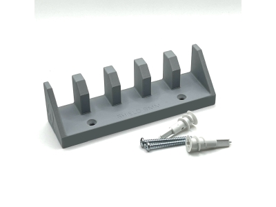 Evolve3D Pistol Magazine Wall Mount, Glock, Springfield, Sig, S&W, Ammo Storage, Grey
