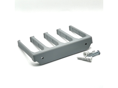 Evolve3D Rifle Magazine Wall Mount, AR15, AR10, AK47, 5.56, 223, 7.62, Grey