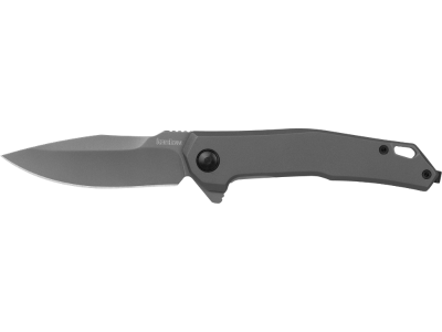 Kershaw 3.26" 8Cr13MoV Drop Point Blade Gray PVD SS Handle