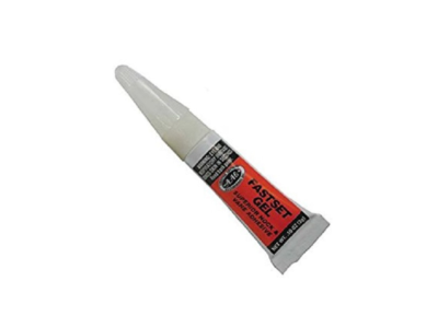 AAE FastSet Gel Glue 3 Gram Tube, Clear