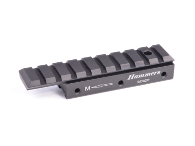 Hammers Scope Rail Adapter Riser Mount 22 Dovetail to Weaver 20MOA Cant Tilt