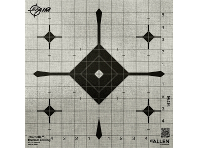 Allen EZ Aim Thermal ID Grid Bullseye Paper Target