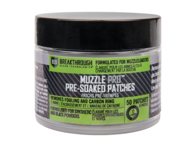 Breakthrough Muzzle Pro Round Pre-Soaked Cleaning Patches