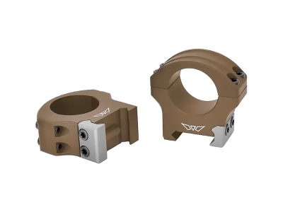 Warne Hyperlite Scope Rings, Dark Earth
