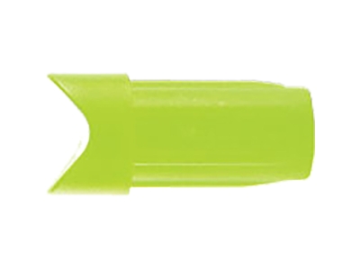 Black Eagle Half Moon Nocks Flo. Yellow 12 pk.