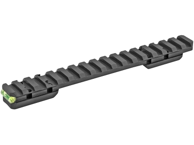 Talley Picatinny Rail w/Anti-Cant Indicator, Black