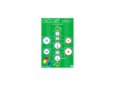 Action Target Inc Croquet Paper Target