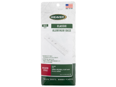 Weaver Top Mount Base 401S Silver S&W L/K/N Frame