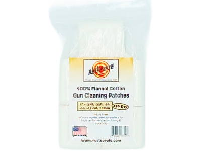 Rusteprufe 2" Flannel Cotton Cross Woven Patches, White, 250