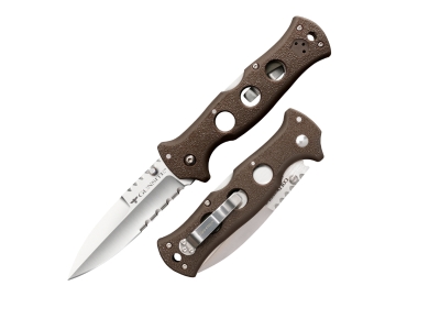 Cold Steel Gunsite Counter Point 4" FDE (AUS10A), Ambidextrous, Manual