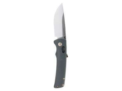 SOG Flash AT - Urban Gray Satin, Cement Grey, Ambidextrous, Spring Assisted