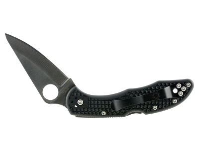 Spyderco 2.88" VG-10 Blade Black FRN Handle Folding Knife