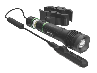 iProtec Lumen Green Firearm Light with Long Gun Mount