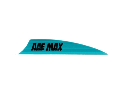 AAE Pro Max Vanes Teal 1.7 in. 100 pk.