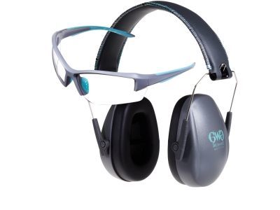 Allen Girls With Guns Assure Protective Safety Glasses & Earmuffs Combo Set, Grey