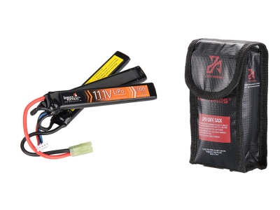 Lancer Tactical 11.1v 2000mAh 15C Triple Butterfly Lipo Battery