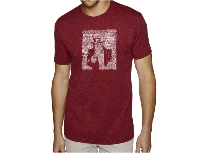 LA Pop Art Men's Premium Blend Word Art T-shirt - UNCLE SAM