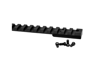 Warne Vapor Picatinny Rail, Matte Black