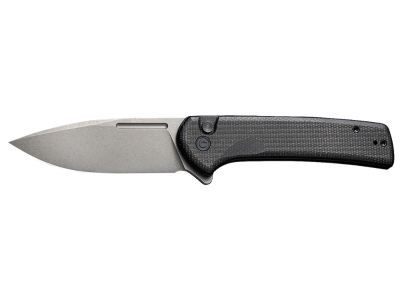 Civivi 3.48" Folding Nitro-V Plain Black Micarta Handle