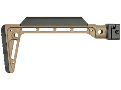 Midwest Side Folding Stock, Hard Coat Anodized Aluminum