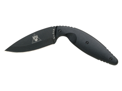 Ka-Bar 3.69" Fixed Drop Point AUS-8A Blade Black Zytel Handle