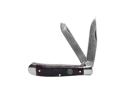 ABKT Red Bone Trapper - Damascus