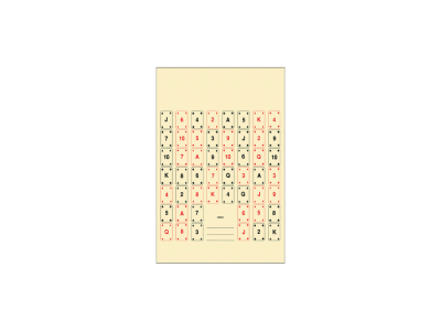 Action Target Inc Entertainment 52 Playing Cards Paper Target