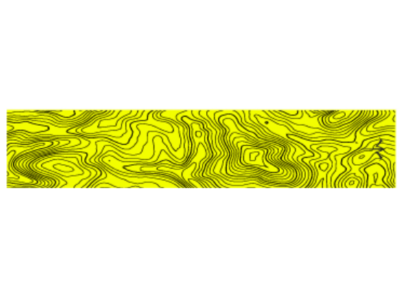 White Water Archery Thin Line Topo Wraps, Neon Yellow, 15