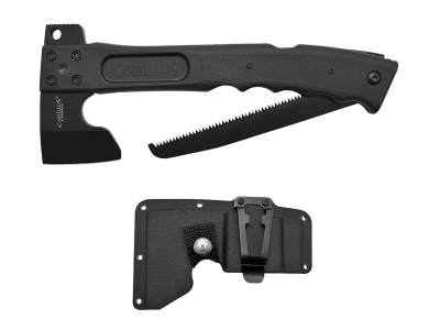 Camillus 3-in-1 Axe Tool, 2.75" Titanium-Coated Stainless Steel Blade, 12"