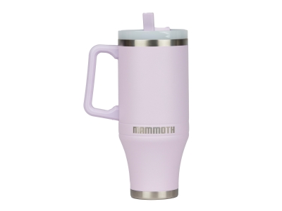 Mammoth Ascent 40 oz Tumbler with Handle and Straw, Lavender