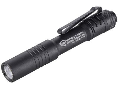 Streamlight MicroStream USB Pocket Light Black Anodized 50/250 Lumens White C4 LED