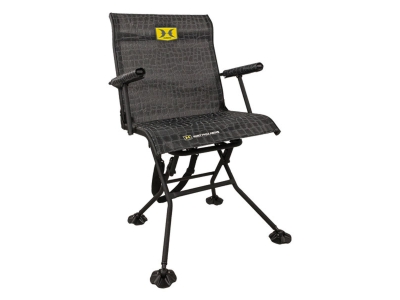 Hawk Stealth Spin Blind Chair Bone Collector, Black