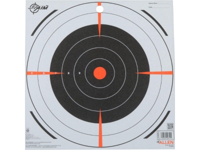 Allen EZ Aim Paper Shooting Targets, 100 Count