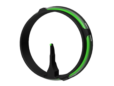 T.R.U. Ball AVX-31 Fiber Optic Ring Pin with Rheostat Cover, Green