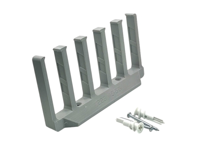 Evolve3D Rifle Magazine Wall Mount, AR15, AR10, AK47, 5.56, 223, 7.62, Grey