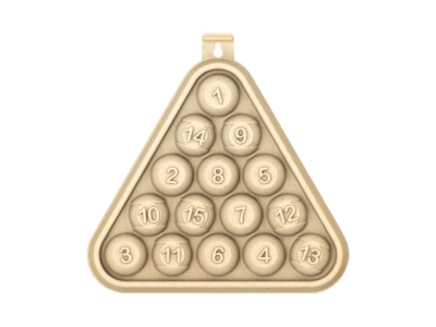 Birchwood  Pool Rack Target, Tan, 3