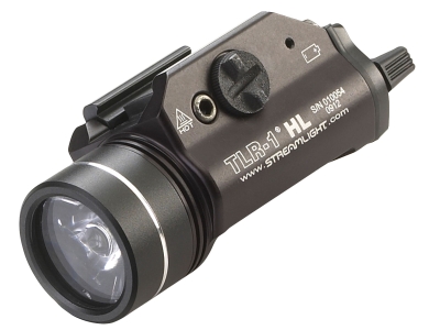 Streamlight TLR-1 HL Gun Light Black Anodized 1,000 Lumens White LED