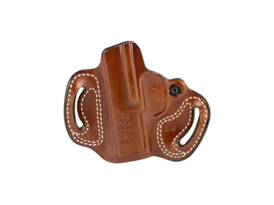 Desantis Gunhide Mini Slide OWB Leather Belt Holster, Black, Right