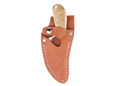 Whiteknuckler Convertible C7 - 10 oz Doubloon Stonewashed 154CM, Chestnut, Fixed Blade