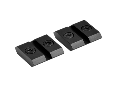 Warne Maxima 2 Piece Steel Scope Bases, Matte Black